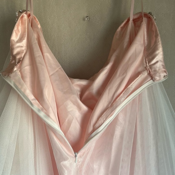 ALYCE Maxi Tulle Skirt Beaded Waistband Sz Large - Picture 9 of 13